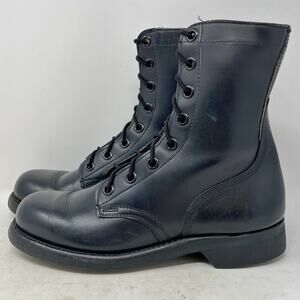Vietnam Era Black Combat Boots Sportwelt Mens Size 7 Goodrich Panco